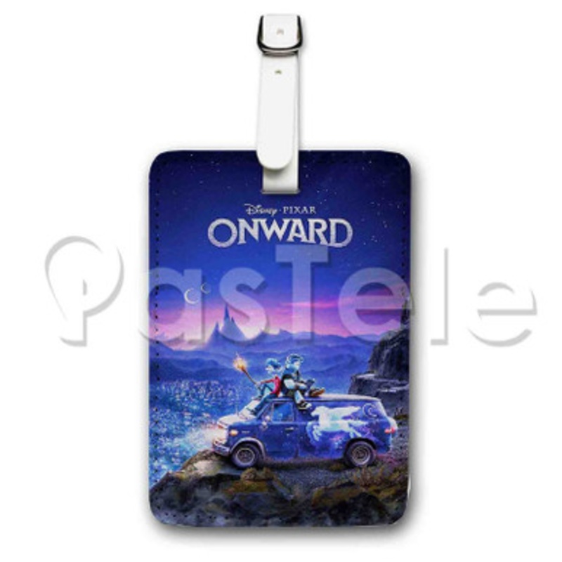 Disney Pixar Onward Custom Luggage Tags PU Leather Travel Baggage Name ID Labels Tag