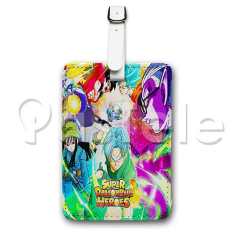 Dragon Ball Heroes Custom Luggage Tags PU Leather Travel Baggage Name ID Labels Tag