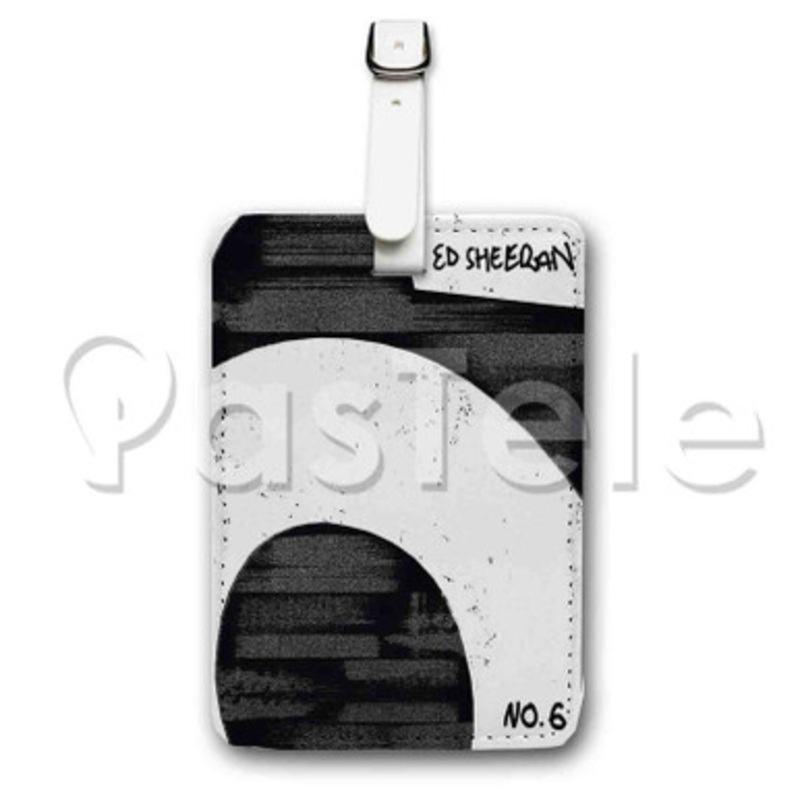 Ed Sheeran No 6 Collaborations Project Custom Luggage Tags PU Leather Travel Baggage Name ID Labels Tag