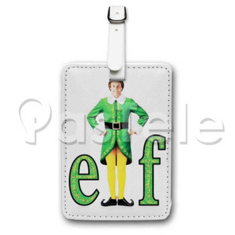 Elf Custom Luggage Tags PU Leather Travel Baggage Name ID Labels Tag