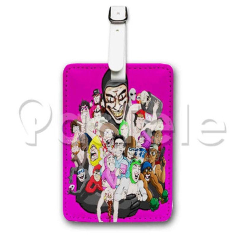 Filthy Prank Custom Luggage Tags PU Leather Travel Baggage Name ID Labels Tag
