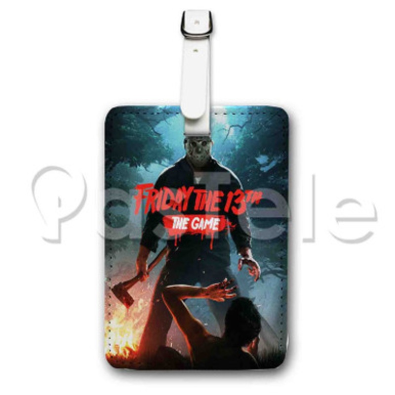 Friday the 13th The Game Custom Luggage Tags PU Leather Travel Baggage Name ID Labels Tag