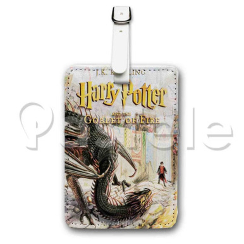Harry Potter and the Goblet of Fire Custom Luggage Tags PU Leather Travel Baggage Name ID Labels Tag