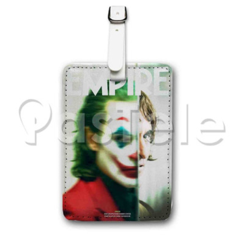 Joker Empire Custom Luggage Tags PU Leather Travel Baggage Name ID Labels Tag