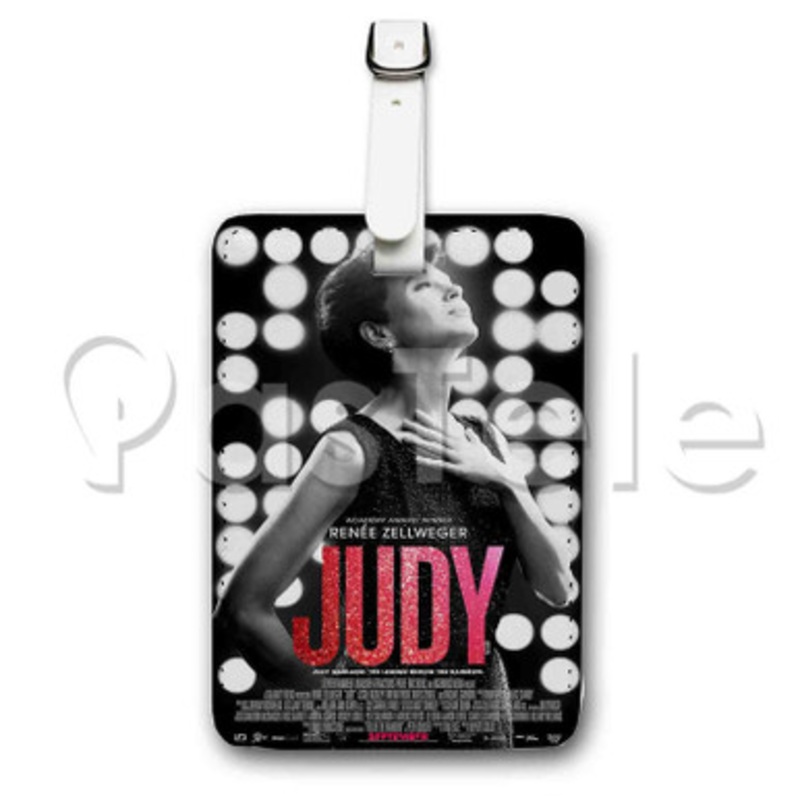 Judy Custom Luggage Tags PU Leather Travel Baggage Name ID Labels Tag