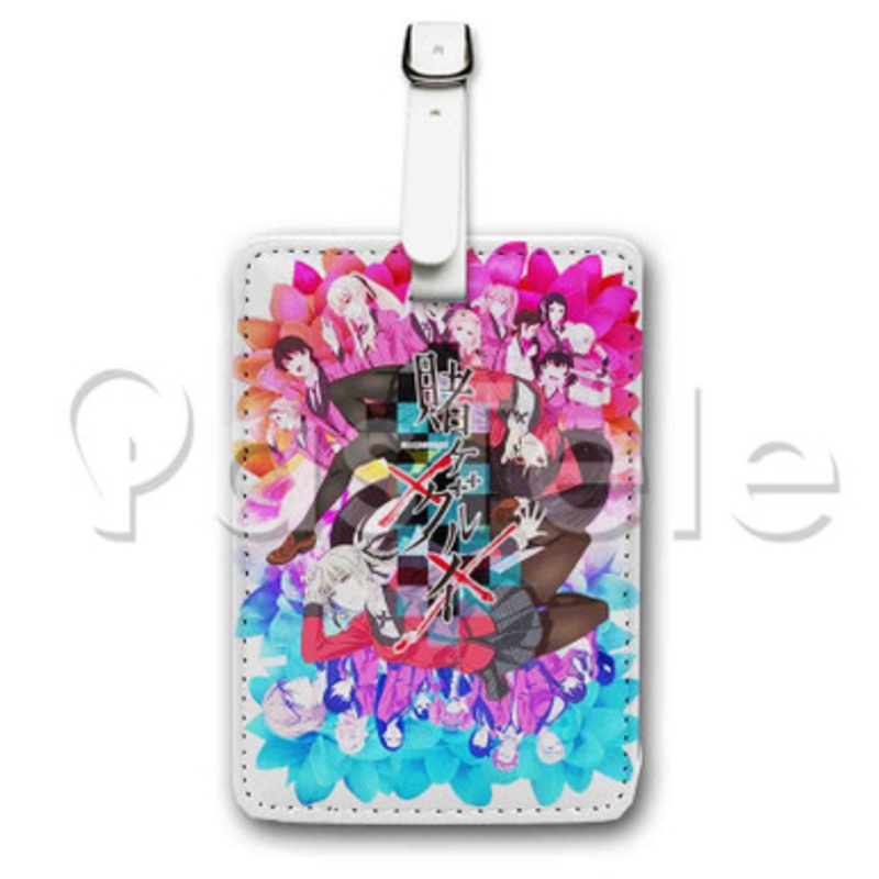 Kakegurui Season 2 Custom Luggage Tags PU Leather Travel Baggage Name ID Labels Tag