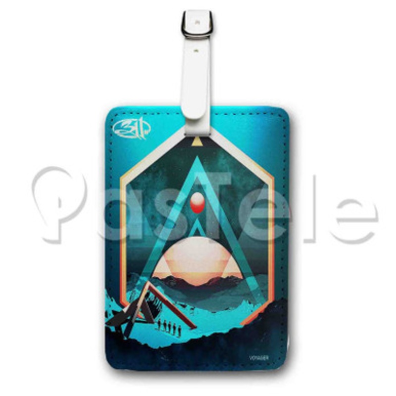311 Voyager Custom Luggage Tags PU Leather Travel Baggage Name ID Labels Tag