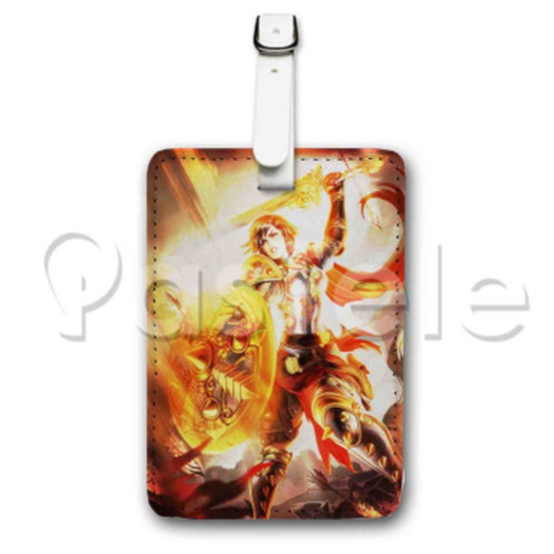 Bellona Custom Luggage Tags PU Leather Travel Baggage Name ID Labels Tag