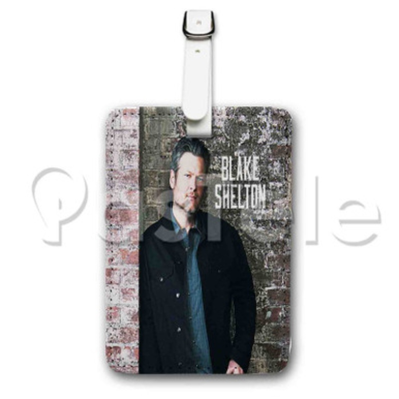 Blake Shelton God s Country Custom Luggage Tags PU Leather Travel Baggage Name ID Labels Tag