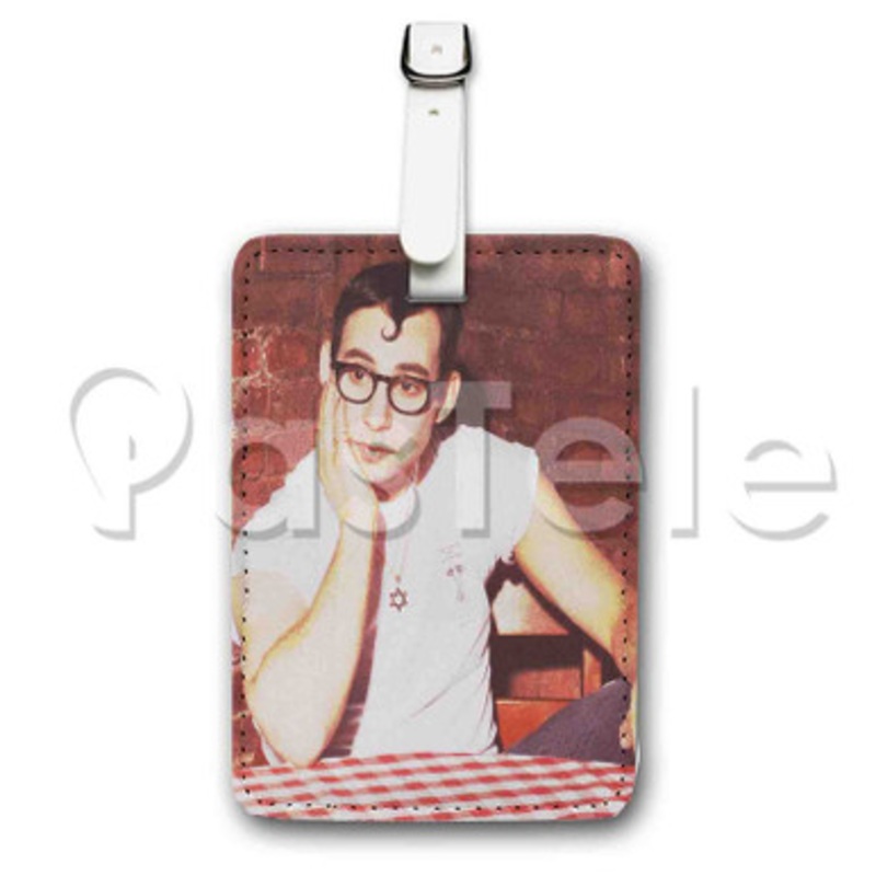 Bleachers and Mister Wives Custom Luggage Tags PU Leather Travel Baggage Name ID Labels Tag