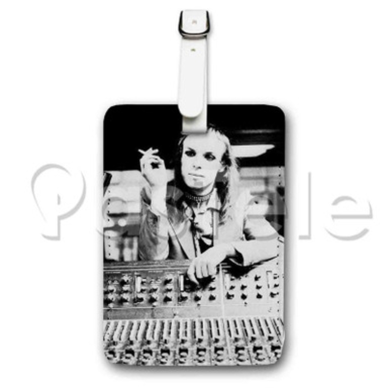 Brian Eno Custom Luggage Tags PU Leather Travel Baggage Name ID Labels Tag