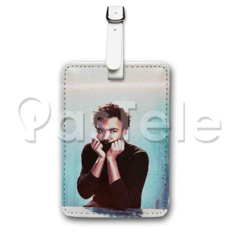 Childish Gambino Custom Luggage Tags PU Leather Travel Baggage Name ID Labels Tag