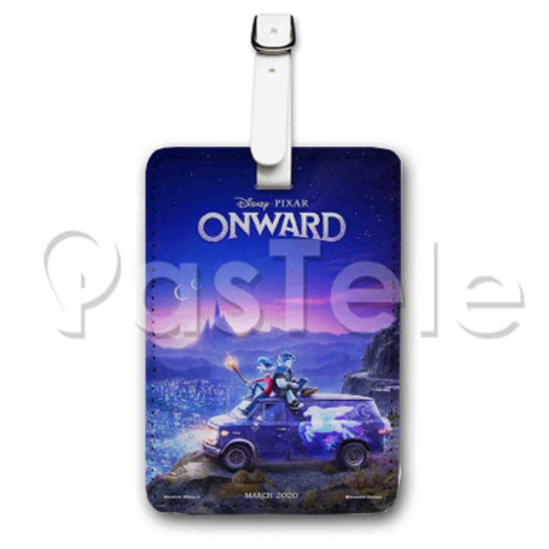 Disney Pixar Onward 2 Custom Luggage Tags PU Leather Travel Baggage Name ID Labels Tag