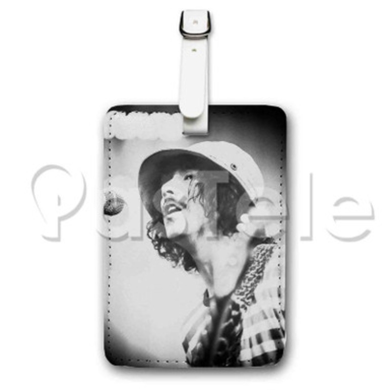 Diz Sticky Fingers Custom Luggage Tags PU Leather Travel Baggage Name ID Labels Tag