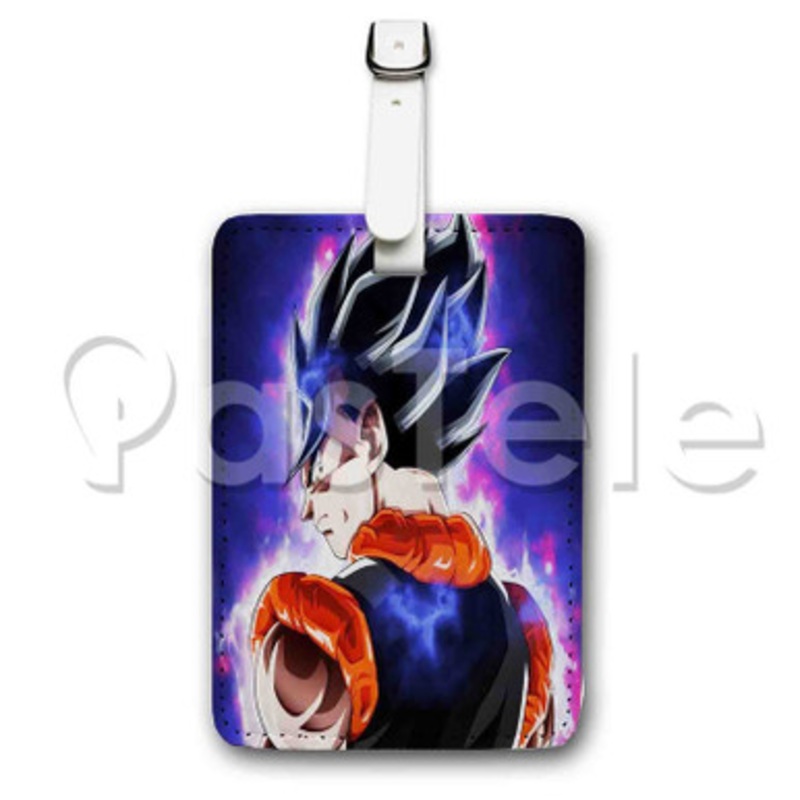 Dragon Ball Custom Luggage Tags PU Leather Travel Baggage Name ID Labels Tag