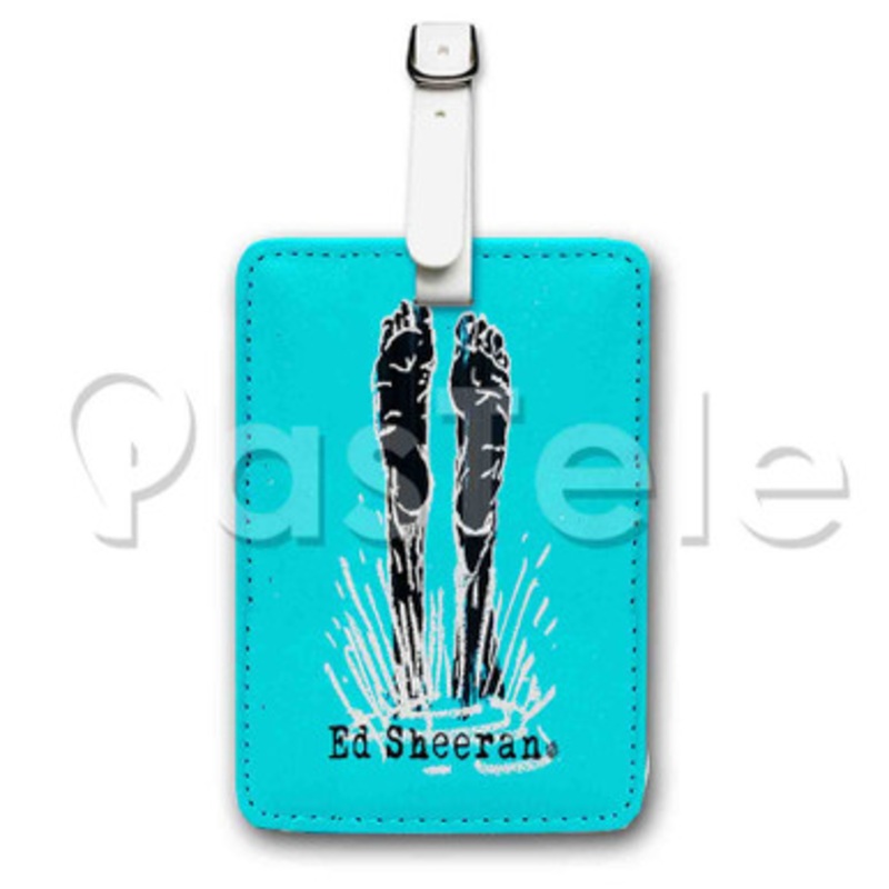Ed Sheeran Custom Luggage Tags PU Leather Travel Baggage Name ID Labels Tag