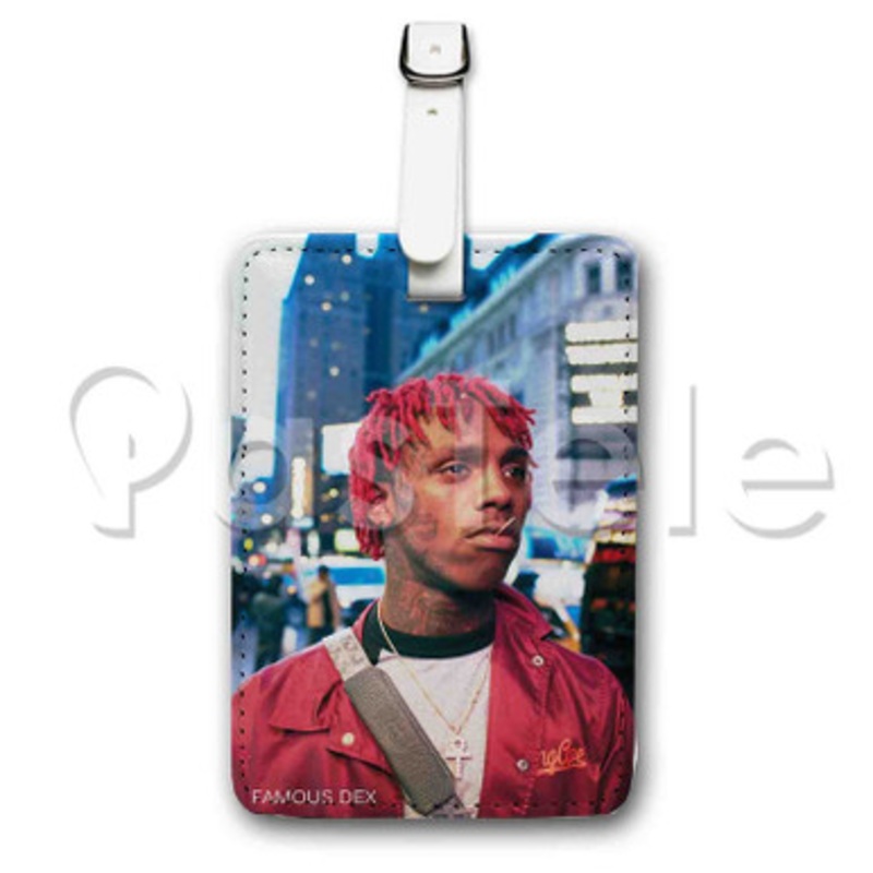 Famous Dex Custom Luggage Tags PU Leather Travel Baggage Name ID Labels Tag