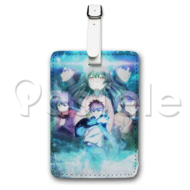 Fate kaleid liner Prisma Illya Movie Sekka no Chikai Custom Luggage Tags PU Leather Travel Baggage Name ID Labels Tag