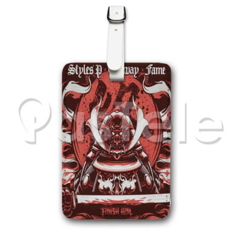 Finish Him Planit Hank Custom Luggage Tags PU Leather Travel Baggage Name ID Labels Tag