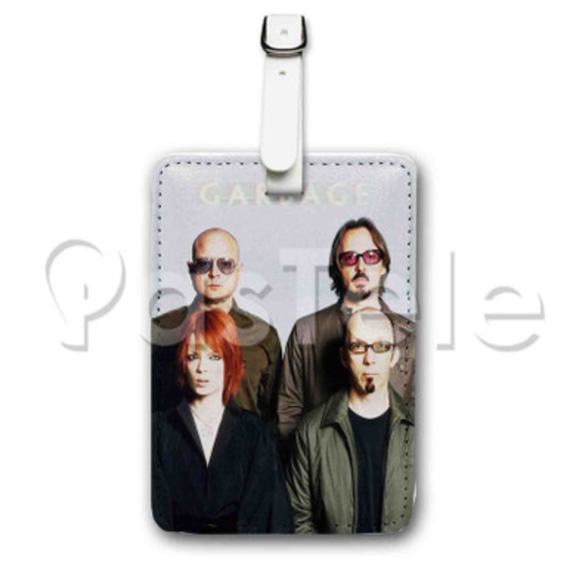 Garbage Band Custom Luggage Tags PU Leather Travel Baggage Name ID Labels Tag