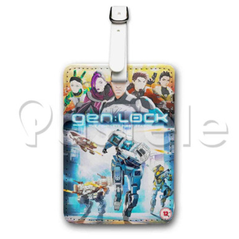 Gen Lock Custom Luggage Tags PU Leather Travel Baggage Name ID Labels Tag