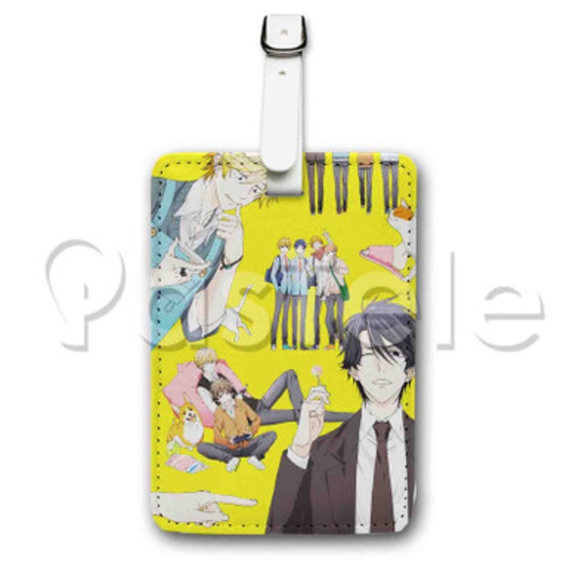 Hitorijime My Hero Custom Luggage Tags PU Leather Travel Baggage Name ID Labels Tag