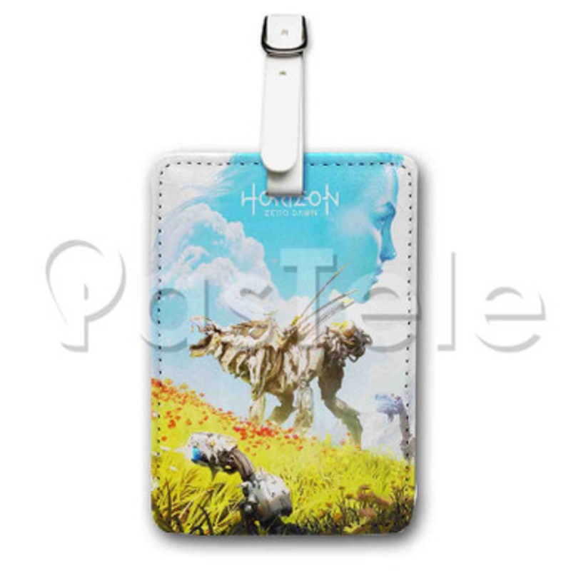 Horizon Zero Dawn Custom Luggage Tags PU Leather Travel Baggage Name ID Labels Tag