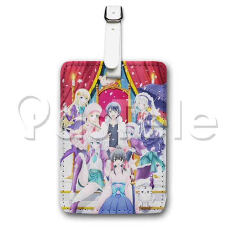 In Another World with my Smartphone Custom Luggage Tags PU Leather Travel Baggage Name ID Labels Tag