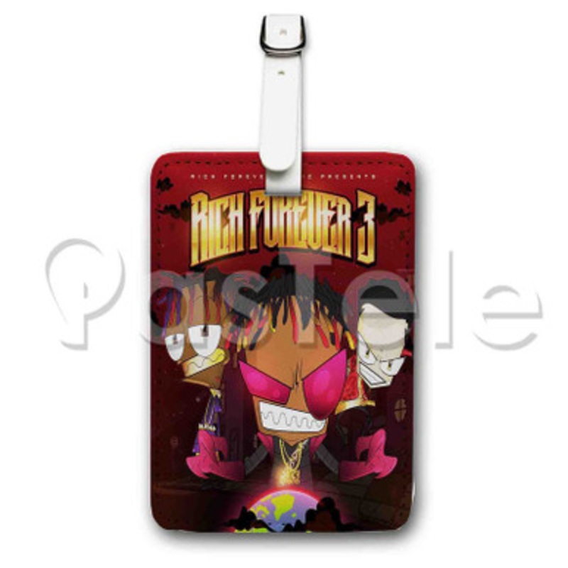 Jay Critch Rich The Kid Talk About Custom Luggage Tags PU Leather Travel Baggage Name ID Labels Tag