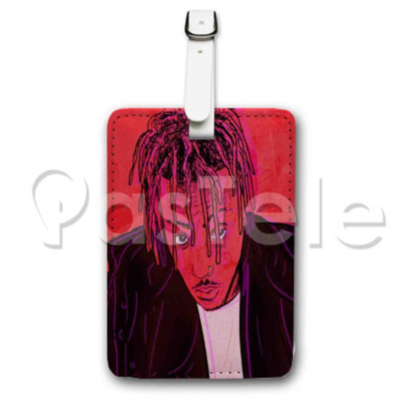 Juice Wrld Custom Luggage Tags PU Leather Travel Baggage Name ID Labels Tag