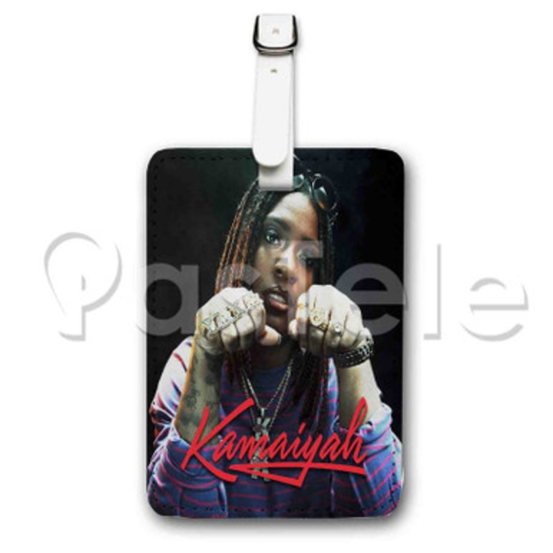 Kamaiyah Custom Luggage Tags PU Leather Travel Baggage Name ID Labels Tag