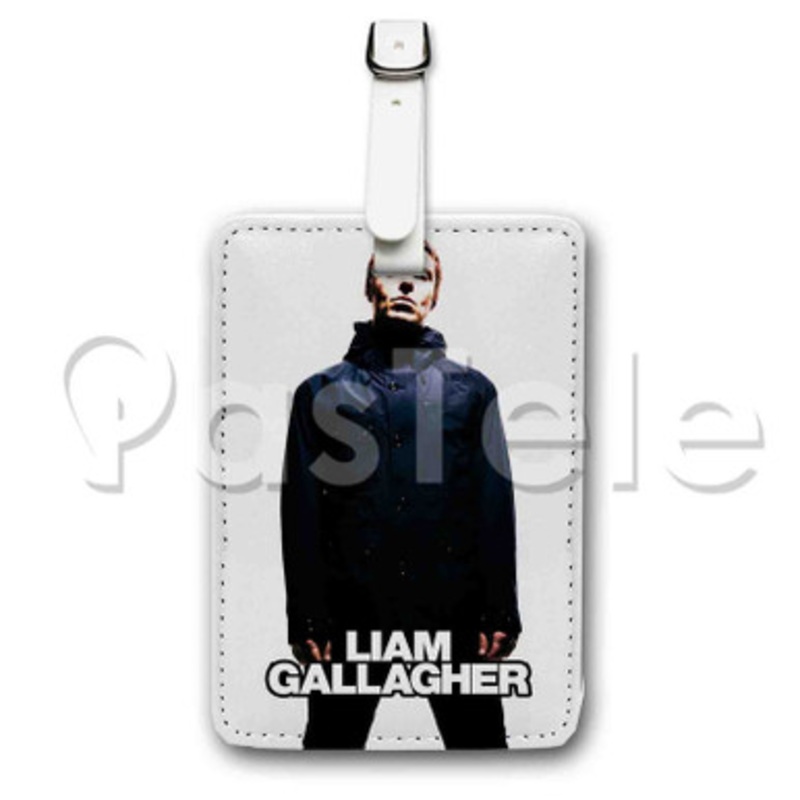 Liam Gallagher Oasis Custom Luggage Tags PU Leather Travel Baggage Name ID Labels Tag
