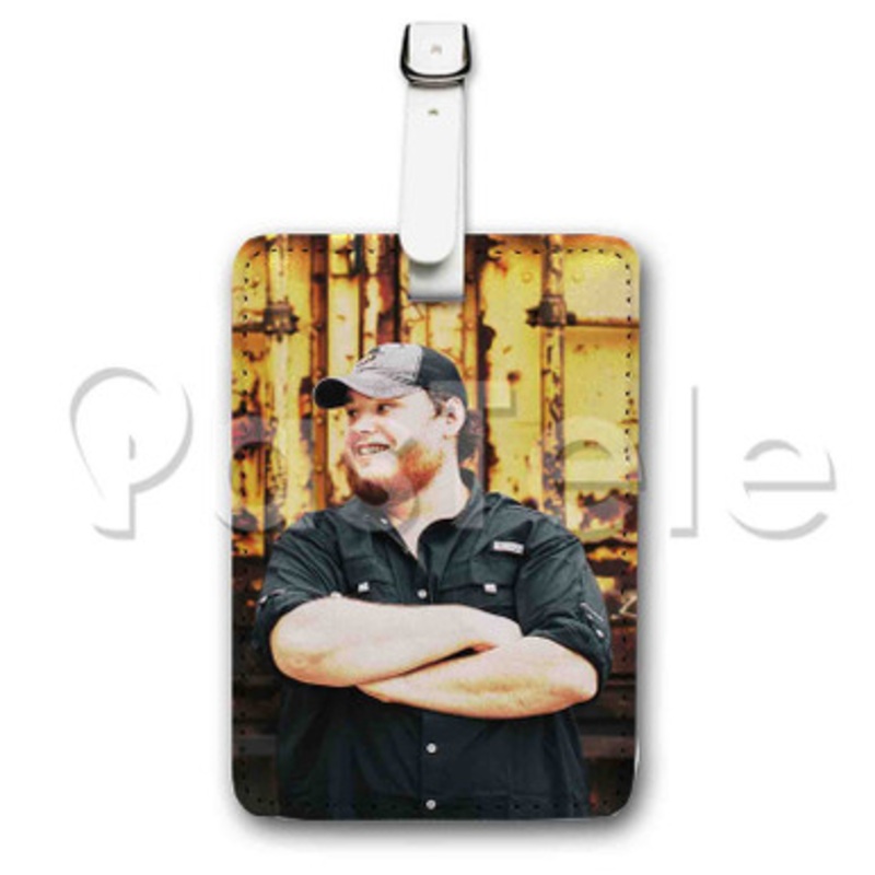 Luke Combs Custom Luggage Tags PU Leather Travel Baggage Name ID Labels Tag