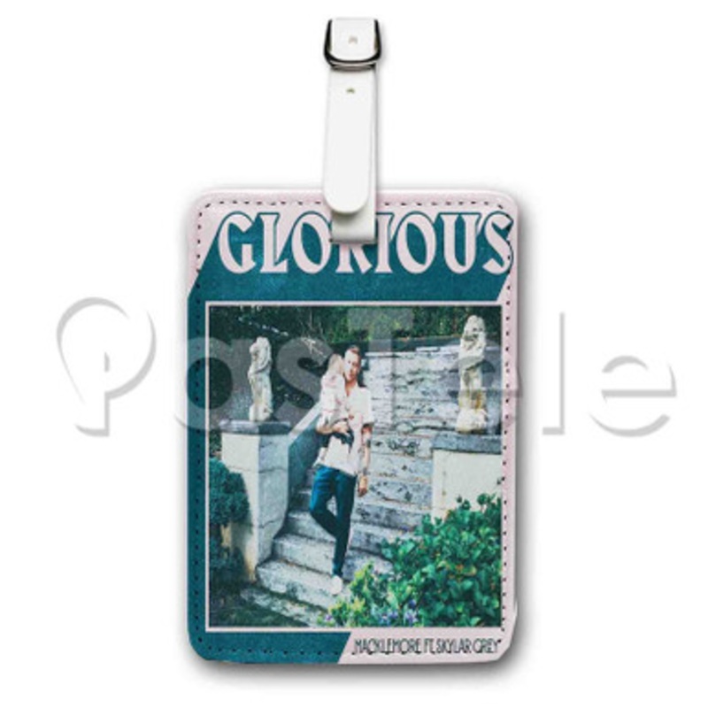 Macklemore feat Skylar Grey Glorious Custom Luggage Tags PU Leather Travel Baggage Name ID Labels Tag
