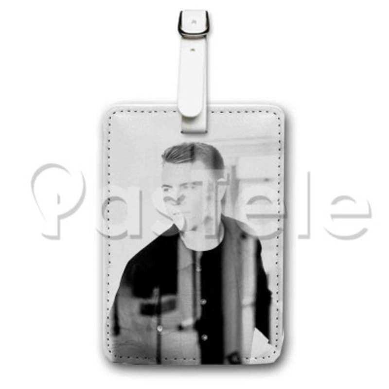 Martin Jensen Custom Luggage Tags PU Leather Travel Baggage Name ID Labels Tag