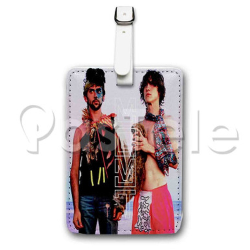 MGMT Custom Luggage Tags PU Leather Travel Baggage Name ID Labels Tag