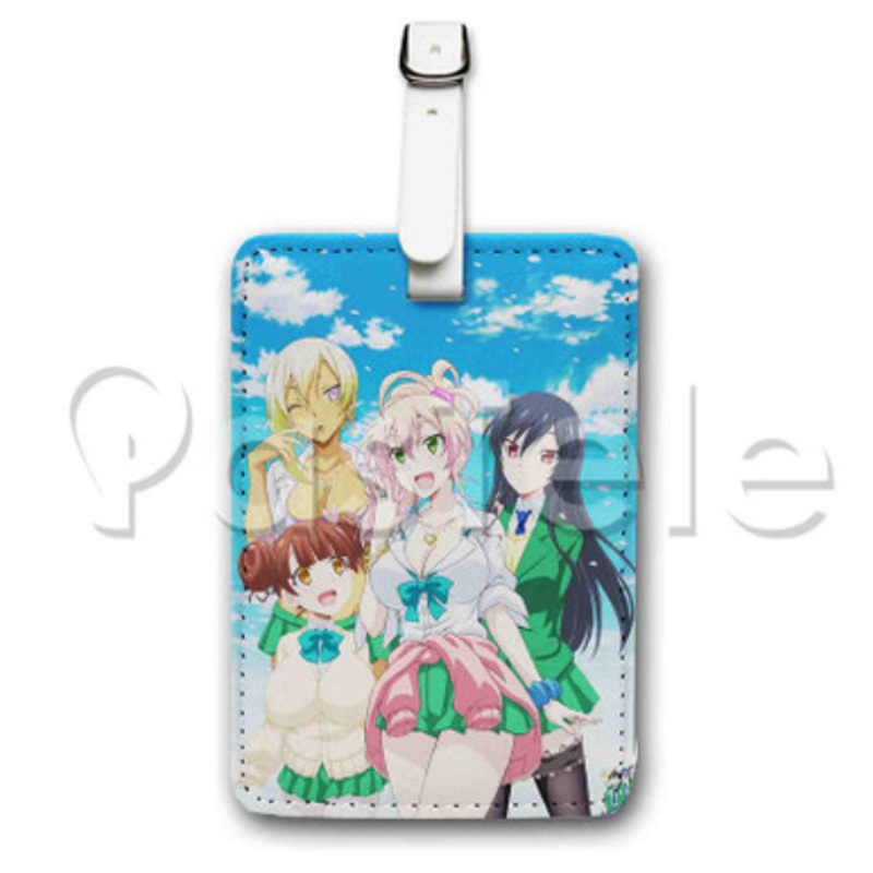 My First Girlfriend is a Gal Custom Luggage Tags PU Leather Travel Baggage Name ID Labels Tag