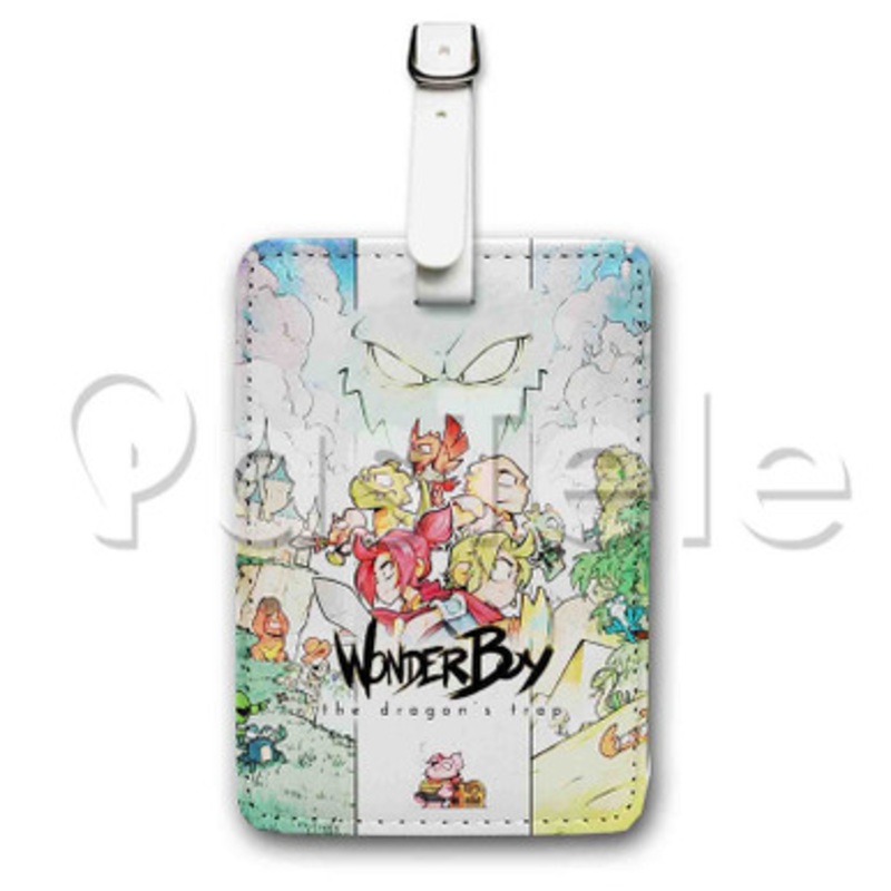 Wonder Boy The Dragon s Trap Custom Luggage Tags PU Leather Travel Baggage Name ID Labels Tag