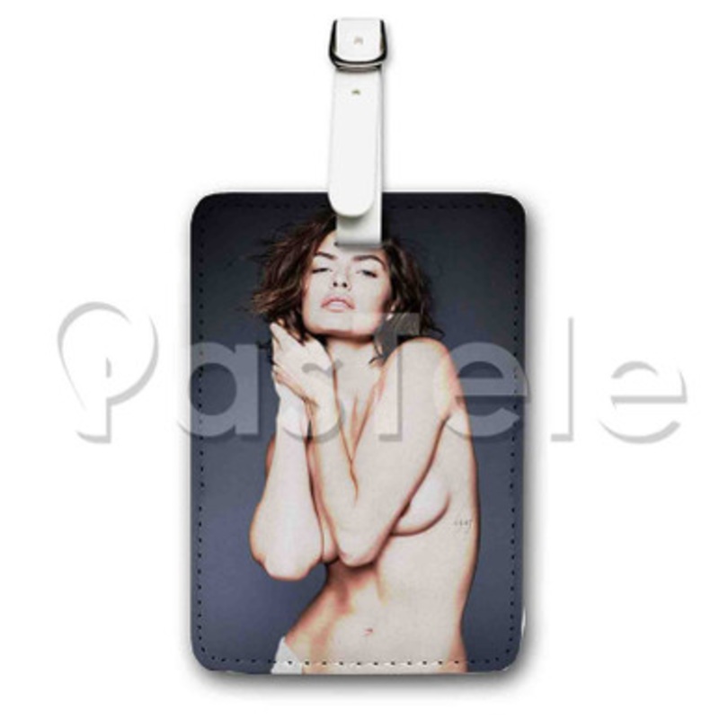 Alyssa Miller Custom Luggage Tags PU Leather Travel Baggage Name ID Labels Tag