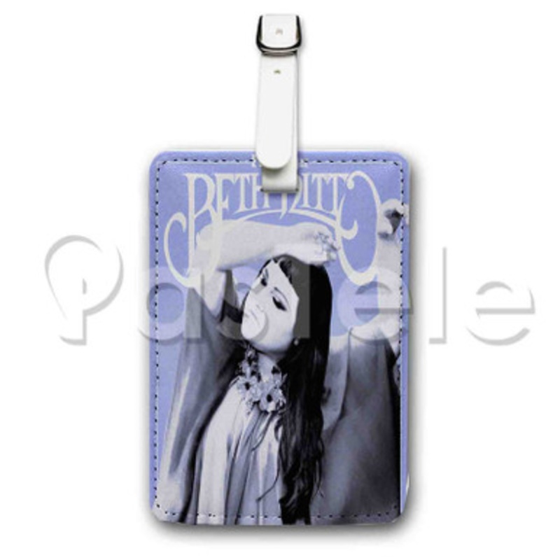 Beth Ditto In And Out Custom Luggage Tags PU Leather Travel Baggage Name ID Labels Tag