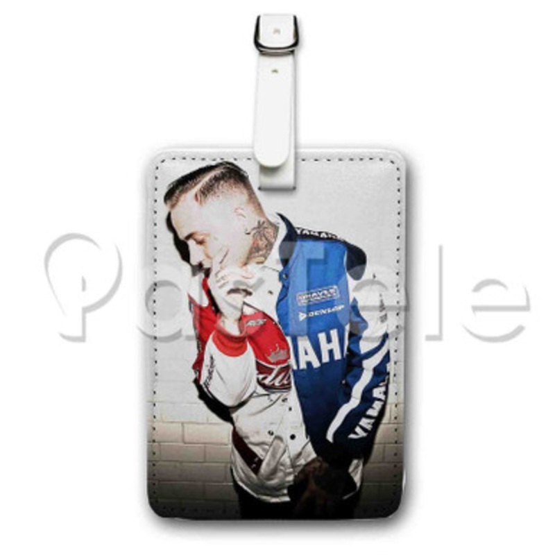 Blackbear Custom Luggage Tags PU Leather Travel Baggage Name ID Labels Tag