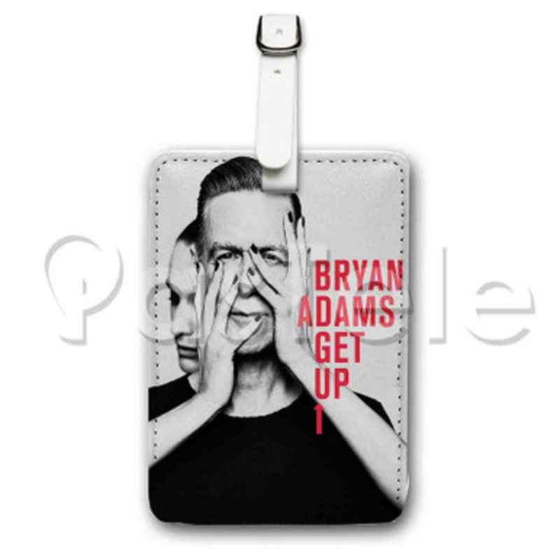 Bryan Adams Get Up Custom Luggage Tags PU Leather Travel Baggage Name ID Labels Tag