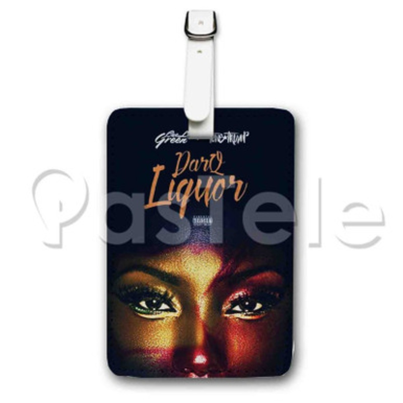 Dark Liquor Cee Lo Green Feat Tone Trump Custom Luggage Tags PU Leather Travel Baggage Name ID Labels Tag