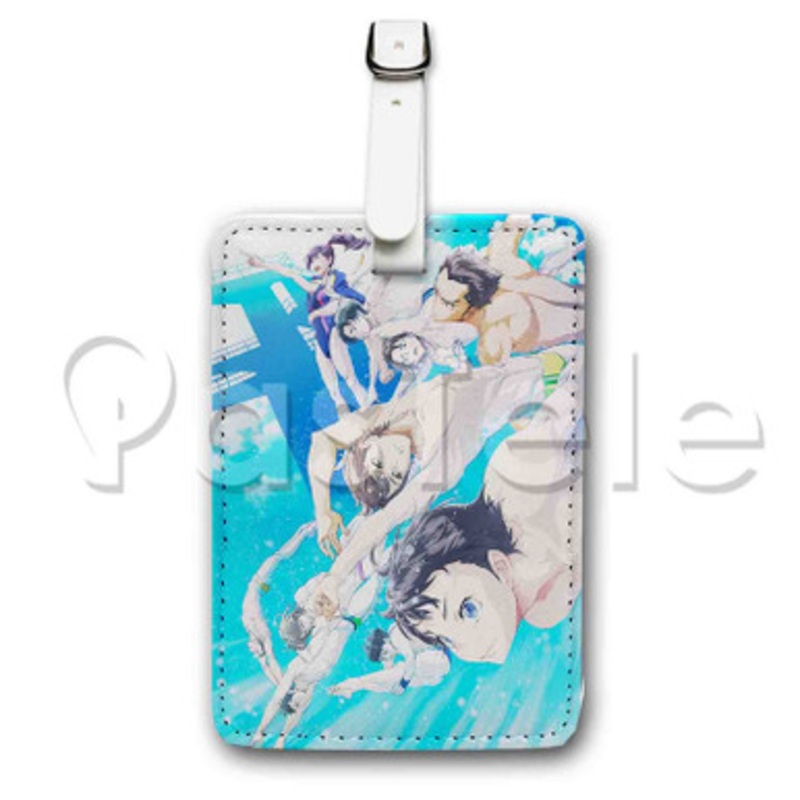 Dive Custom Luggage Tags PU Leather Travel Baggage Name ID Labels Tag