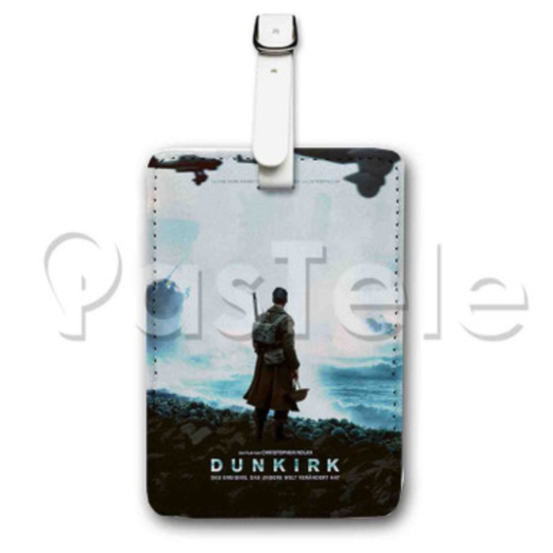 Dunkirk Custom Luggage Tags PU Leather Travel Baggage Name ID Labels Tag