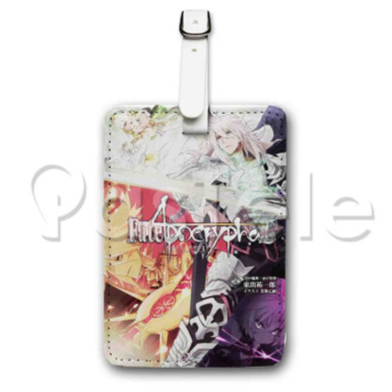 Fate Apocrypha Custom Luggage Tags PU Leather Travel Baggage Name ID Labels Tag