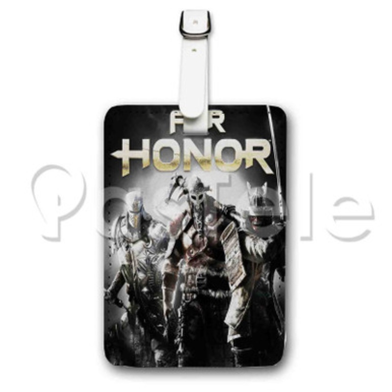 For Honor Custom Luggage Tags PU Leather Travel Baggage Name ID Labels Tag