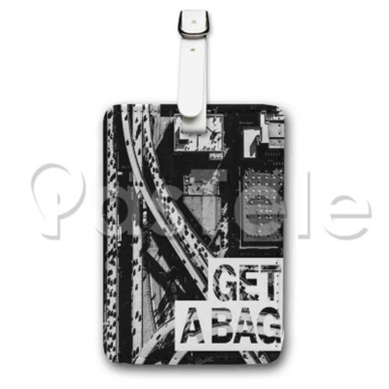 Get A Bag G Eazy Feat Jadakiss Custom Luggage Tags PU Leather Travel Baggage Name ID Labels Tag