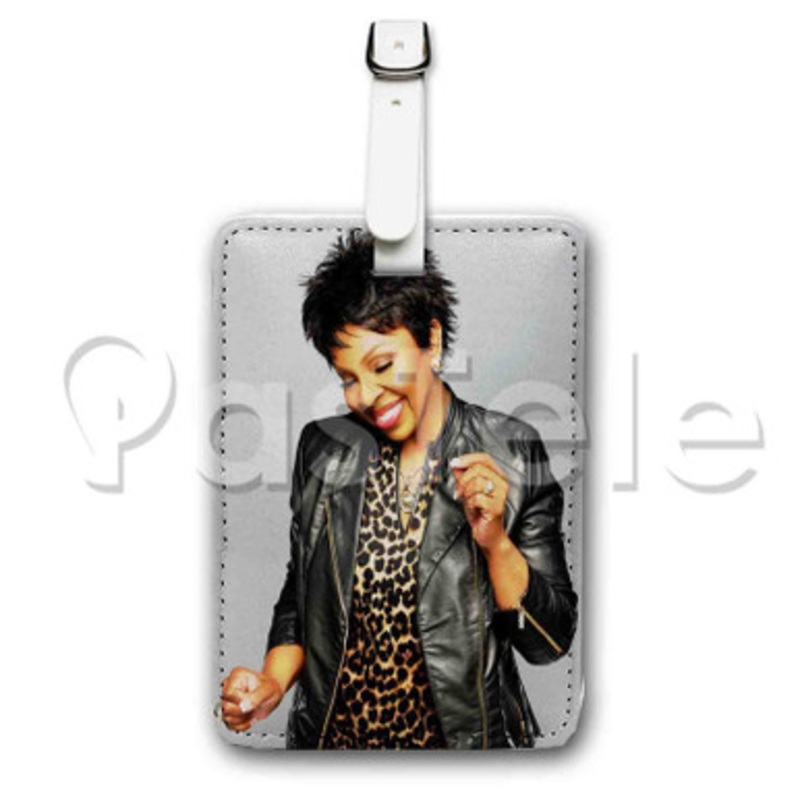 Gladys Knight Custom Luggage Tags PU Leather Travel Baggage Name ID Labels Tag