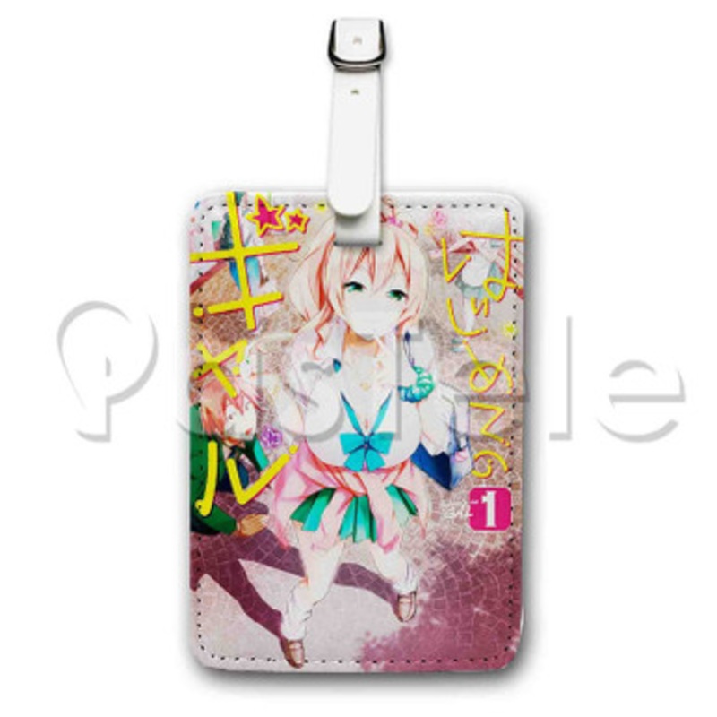 Hajimete no Gal Custom Luggage Tags PU Leather Travel Baggage Name ID Labels Tag